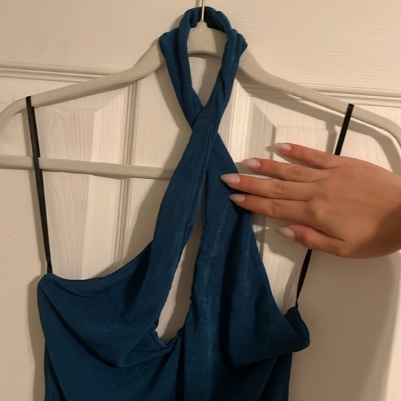 Princess Polly Lioness Blue Dress - Picture 3 of 5